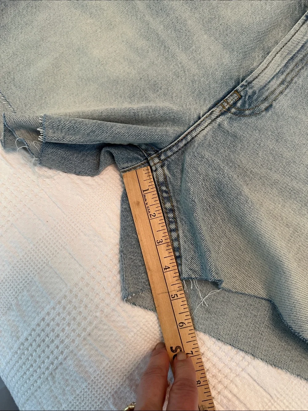 Good American Denim shorts